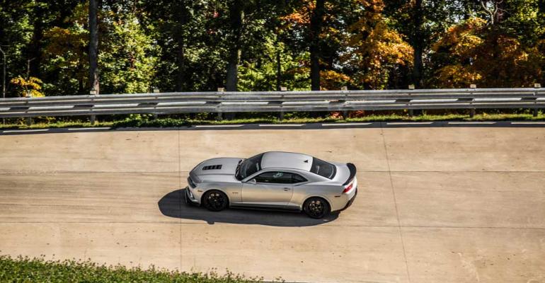 GM says rsquo14 Chevy Camaro Z28 most trackcapable in its segment