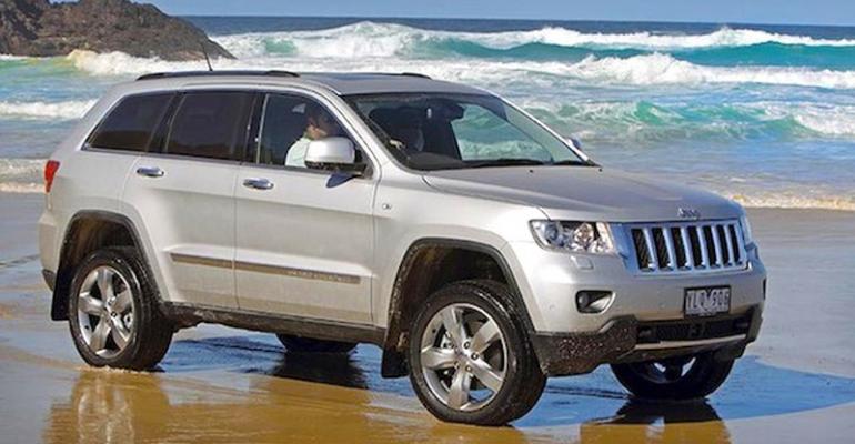 Grand Cherokee recent arrival on Oz shopping lists