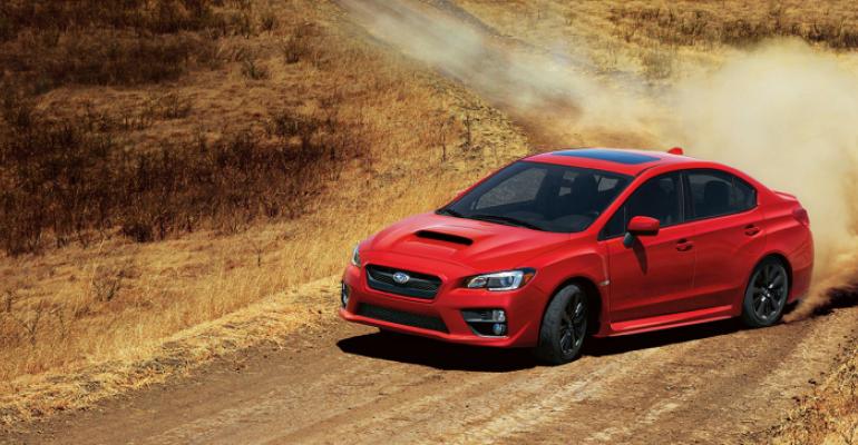 rsquo15 Subaru WRX on sale early next year