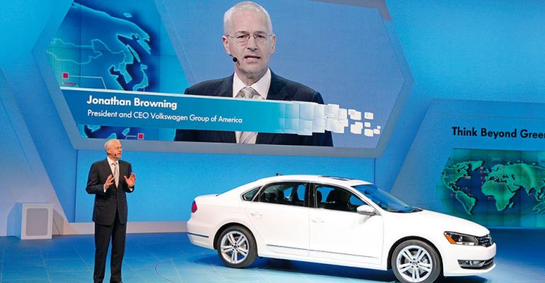 Browning pleaded for patience in viewing VWbrandrsquos US sales results