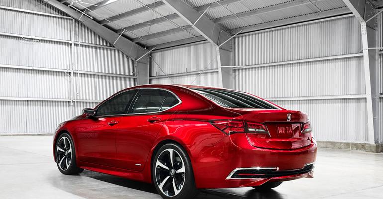 rsquo15 TLX on sale in the US in midyear