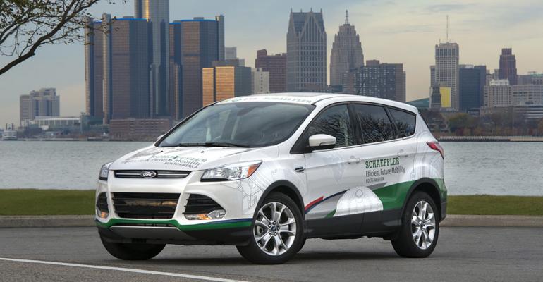 Schaeffler technologies help Ford Escape achieve 15 fueleconomy gain