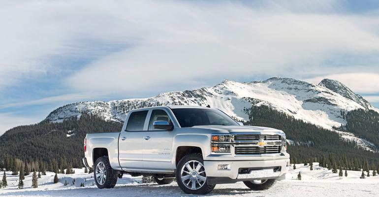 GMrsquos largepickup sales decline in January but automaker says mix richened