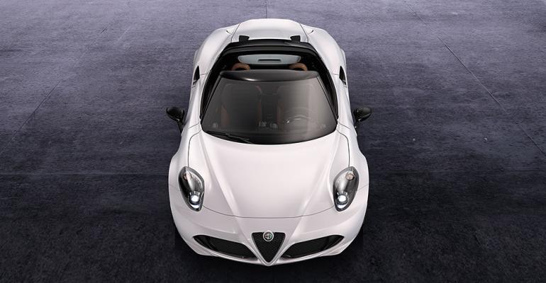 Alfa 4C Spider concept unveiled in Geneva