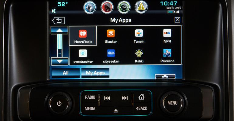 Chevy AppShop allows owners to customize available invehicle apps