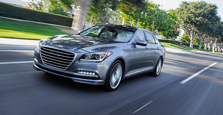 rsquo15 Hyundai Genesis on sale in late April in US