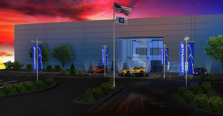 Rendering of GM Performance and Racing Center