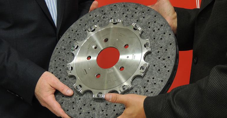 Brembo plant in Homer MI supplies carbonceramic brake rotors for new Chevrolet Corvette Z07 Performance Package variant