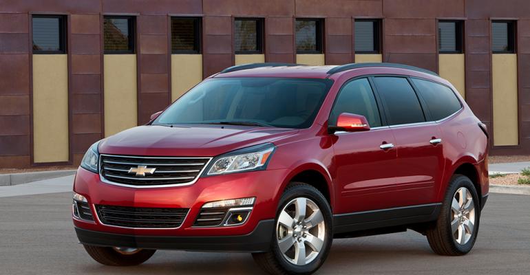 Popular Chevy Traverse large CUV caught in latest GM recall