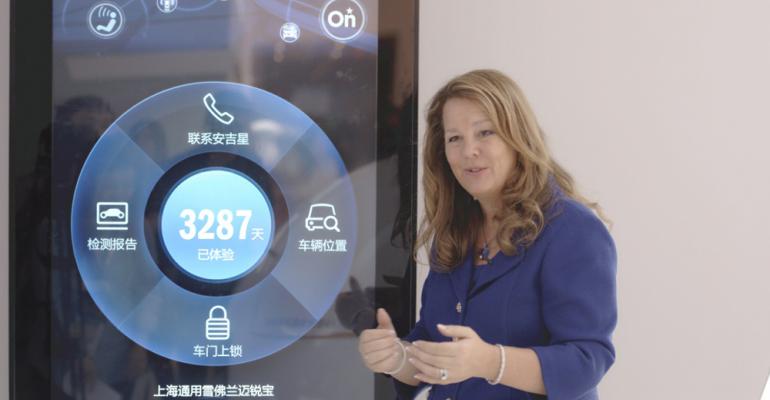 Shanghai GMrsquos Jurgens introduces newgen OnStar app at Beijing auto show