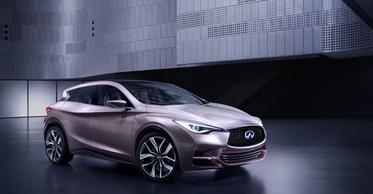 Infiniti Q30 concept shown not arriving in US until 2016