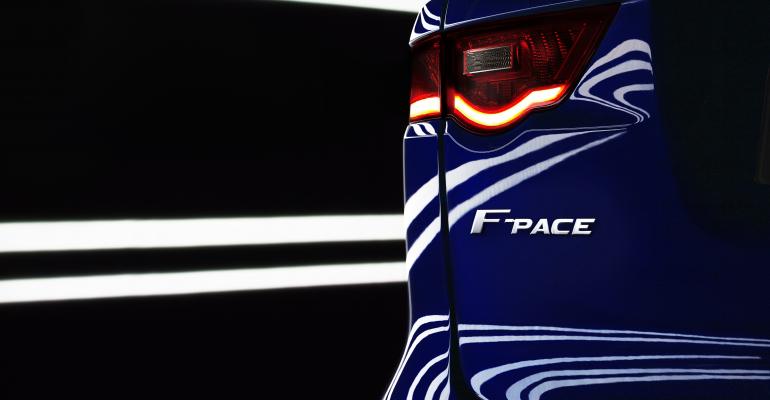 Jaguar offers glimpse of upcoming FPace CUV 