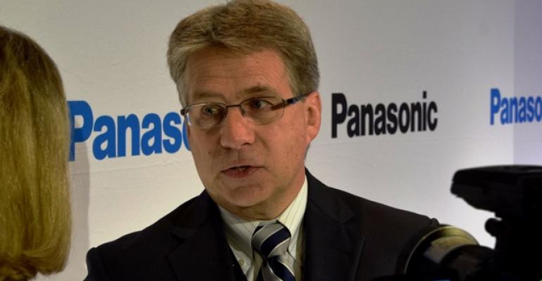 Panasonic Automotive CEO Tom Gebhardt speaks at CES 2015