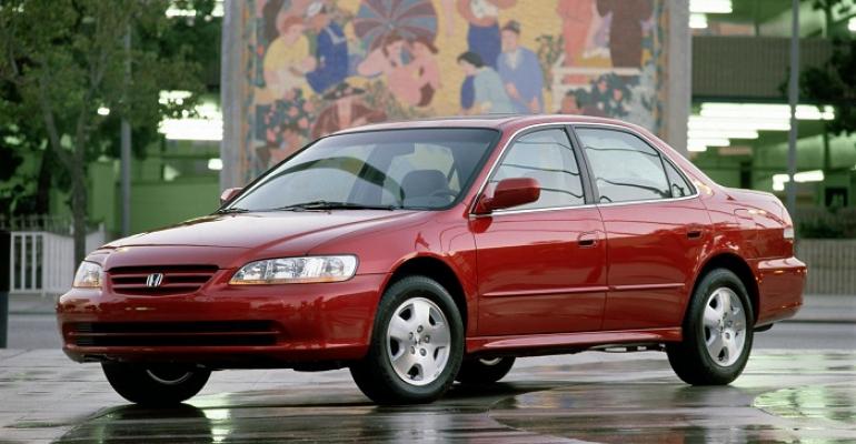 Older Hondas 3901 Accord pictured subject to Takata airbag recall