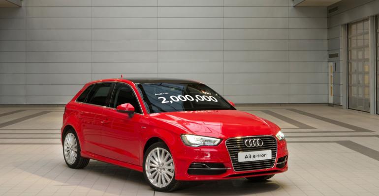 Audi UKrsquos 2 millionth model is A3 Sportback plugin hybrid