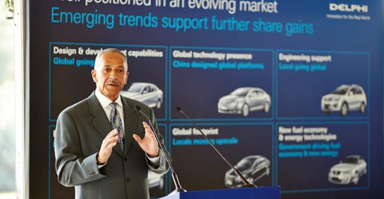 Delphi CEO and President Rodney OrsquoNeal retires March 1 after working for Delphi since it split from General Motors in 1999 