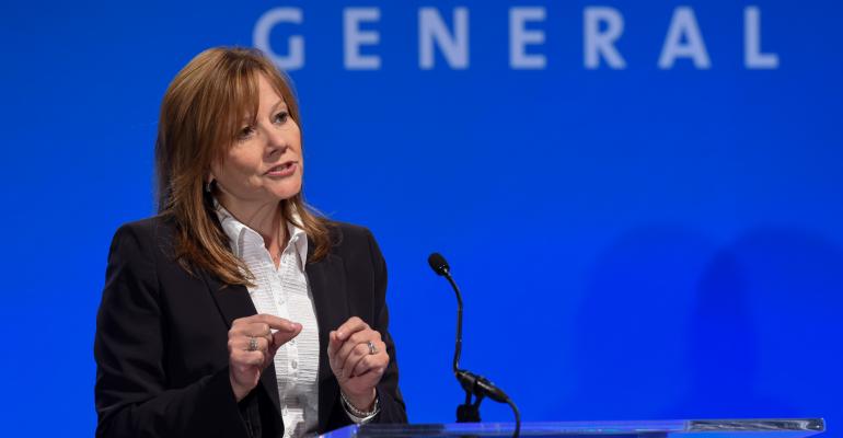 GM CEO Barra says automaker monitoring Russia situation closely