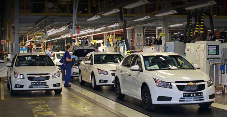 GM shutting St Petersburg Russia assembly plant indefinitely 