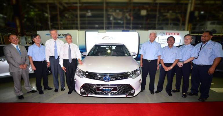 Toyota Malaysia marks production launch of Camry hybrid