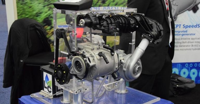 Model incorporating CPTrsquos three core technologies on display at recent SAE