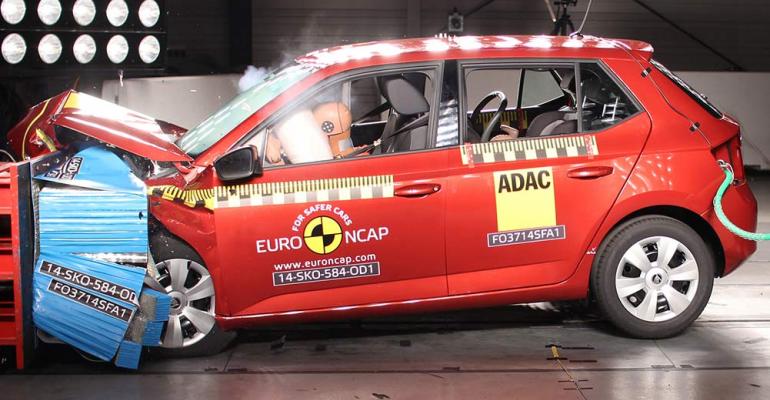 AEBequipped Skoda Fabia toprated by regional safety group