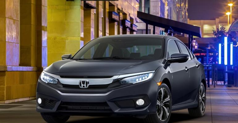 3916 Honda Civic sedan on sale in fall in US
