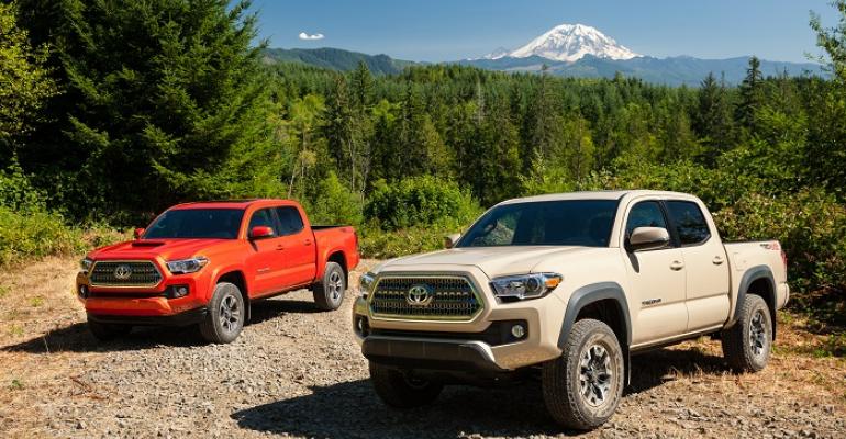 Toyota says rsquo16 Tacoma attracting younger buyers