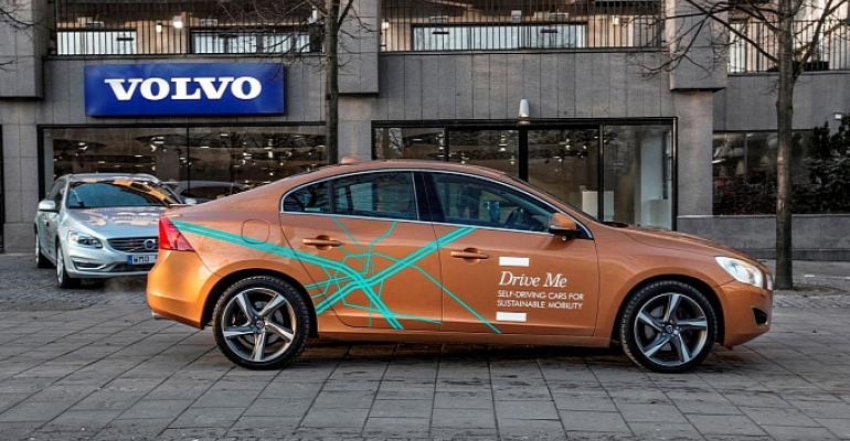 Volvo assumes legal liability for autonomous Drive Me cars in accidents
