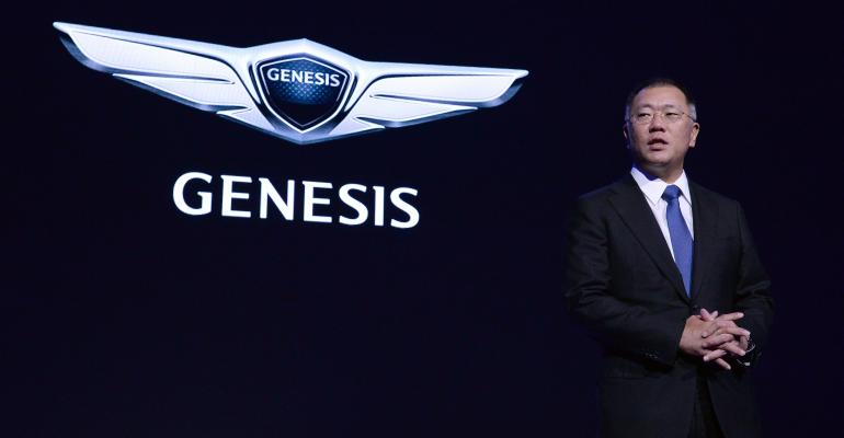 Hyundai Vice Chairman Euisun Chung announces launch of Genesis luxury marque