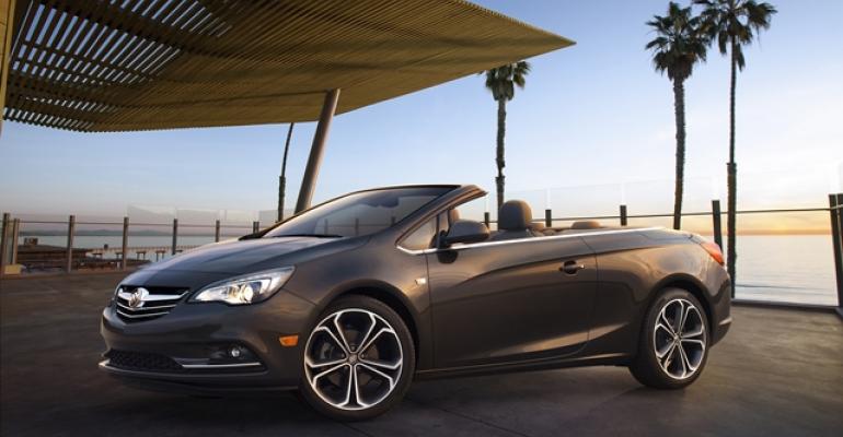 Buickrsquos new convertible looks sharp top down