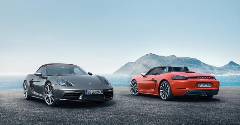 Boxster styling changes carve out more cooling capacity for allnew turbo engines