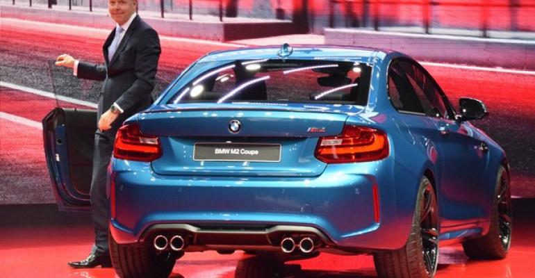 BMWrsquos Ian Robertson rolls onstage in new M2