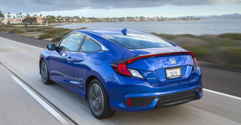 Styling main thing for coupe version of new Civic