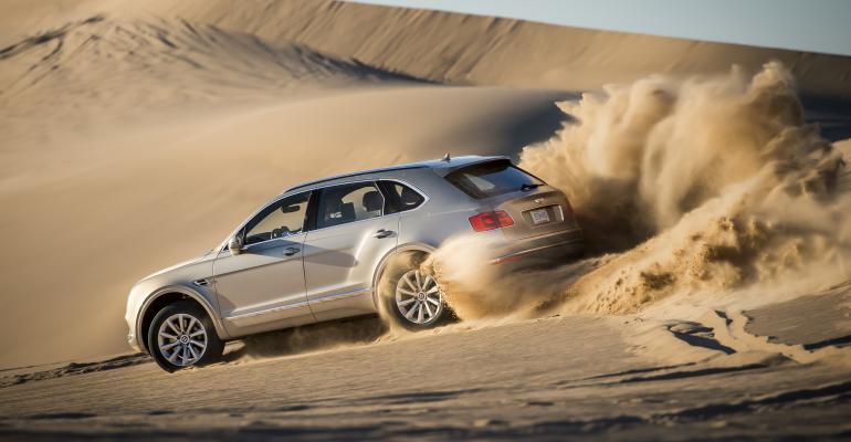rsquo17 Bentley Bentayga shows its stuff at Imperial Sand Dunes