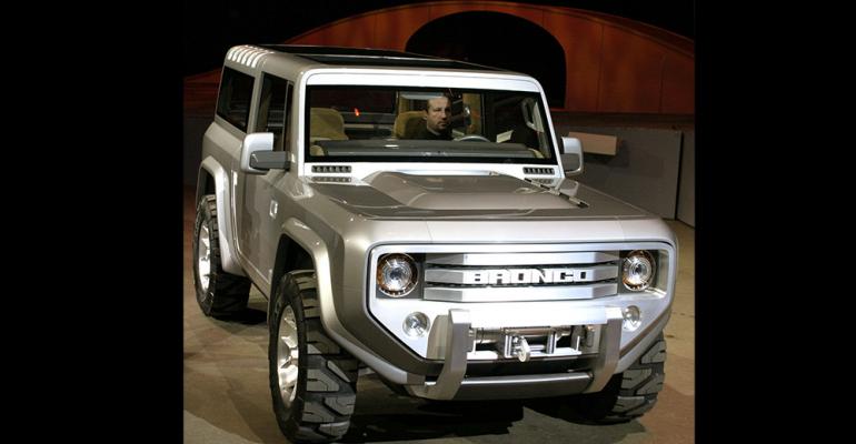 Revived Bronco is among Fordrsquos future SUVs