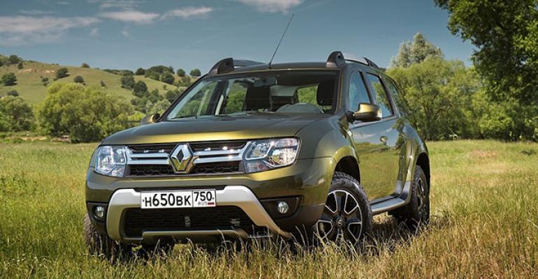 Duster top seller in Russiarsquos shrinking CUV segment