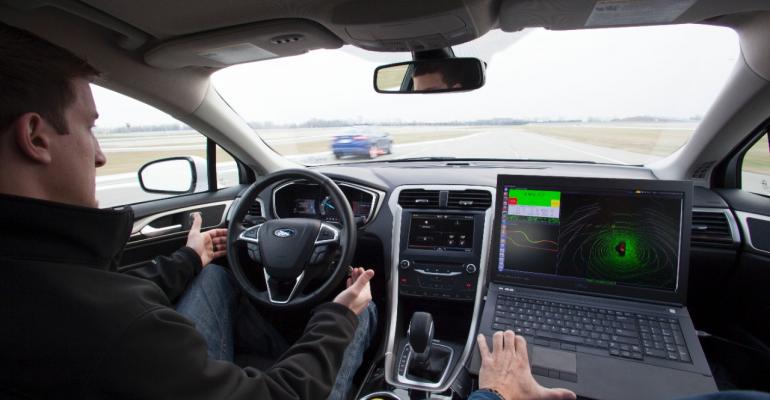 Ford autonomous car tested  