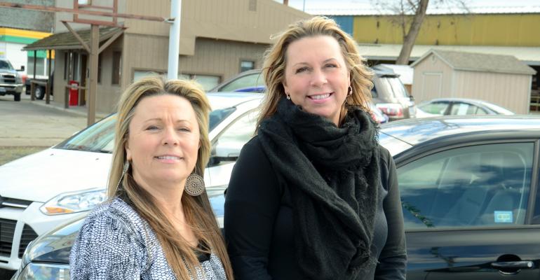 Deana Eckman and daughter Shelley Whitney at their dealership  
