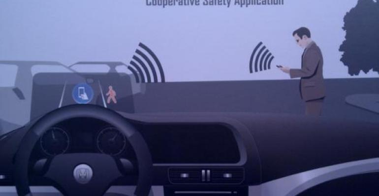 V2V V2I systems aim to improve driver pedestrian safety