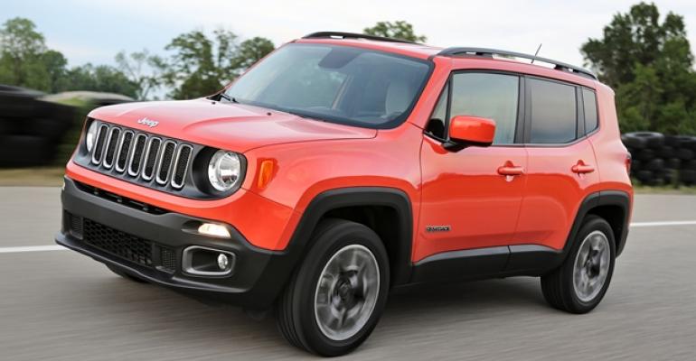 FCA sold nearly 9000 Jeep Renegades in March 