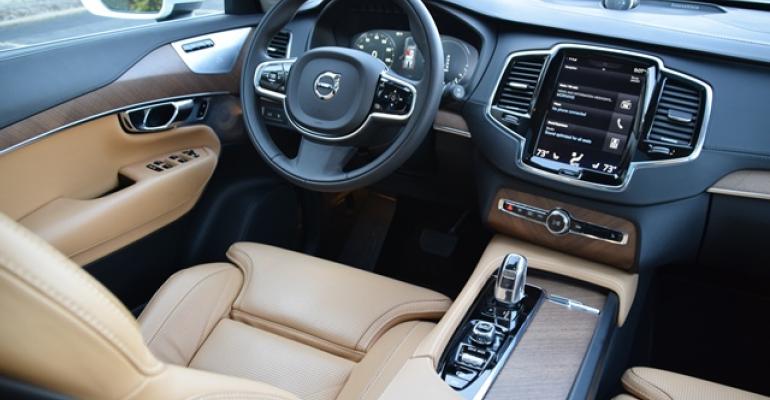 Volvo XC90 interior loaded with style safety features and worldclass humanmachine interface
