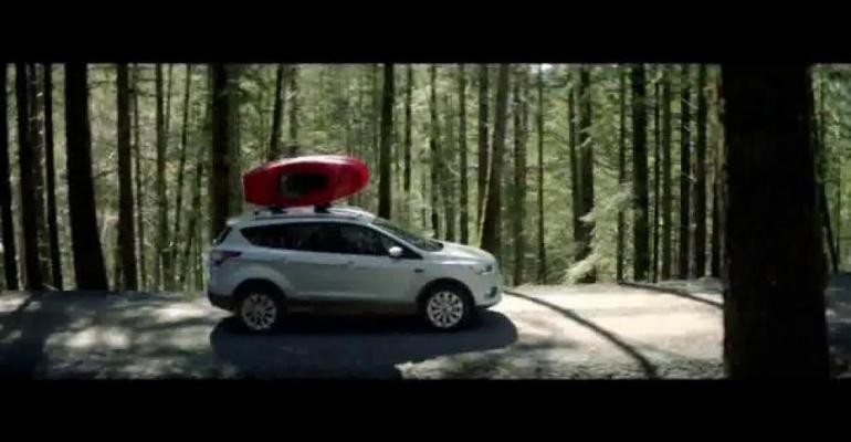 Ford spot applies sports theme to everyday activities performed by people using their Escape CUVs