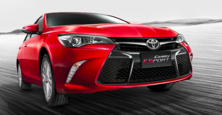 ESport more aggressive take on market leader Toyotarsquos Camry
