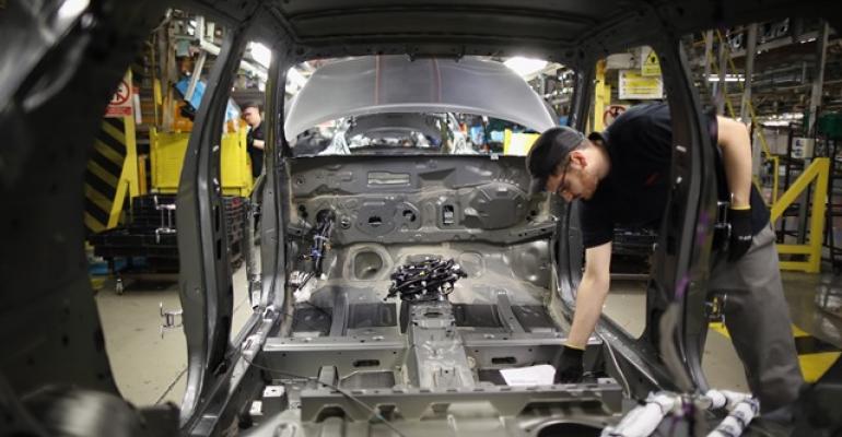 Nissan produced 452232 vehicles at Sunderland plant last year