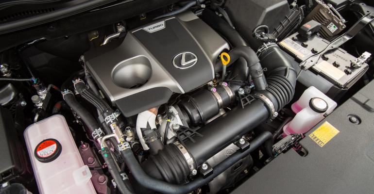 Toyotarsquos 20L gasoline turbo4 debuted in April 2014 on Lexus NX200t CUV