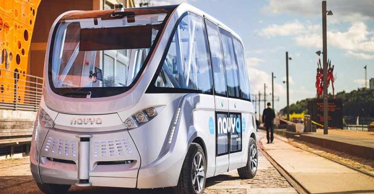 French intelligenttransportsystems company NAVYA provided driverless shuttle bus to Western Australian state government for testing this year