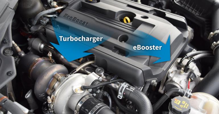 BorgWarner upsized turbocharger and added eBooster to Ford Mustang39s factoryinstalled 23L 4cyl 