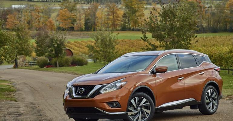 Nissan Murano holds 20 of midsize CUV segment in Canada but only 10 in US