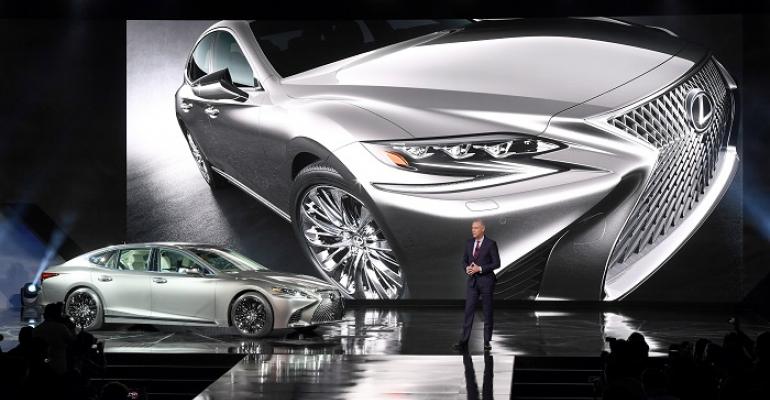 Lexus introduced new LS in Detroit earlier this month