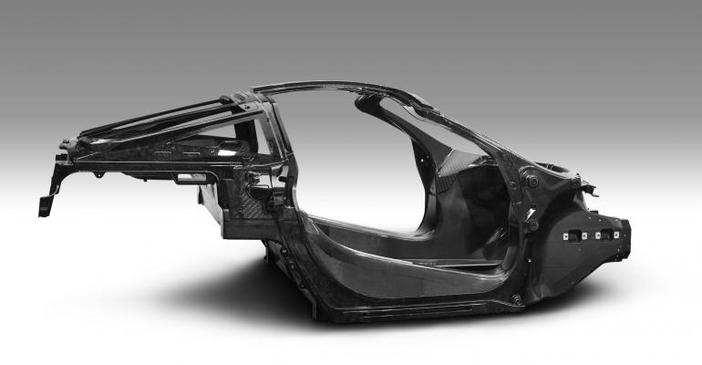Supercar maker claims monocage chassis lighter stiffer than predecessors